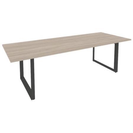 Стол для переговоров Onix Direct O.MO-PRG-25 на металлокаркасе (дуб аттик/антрацит, 2580х980х750 мм)